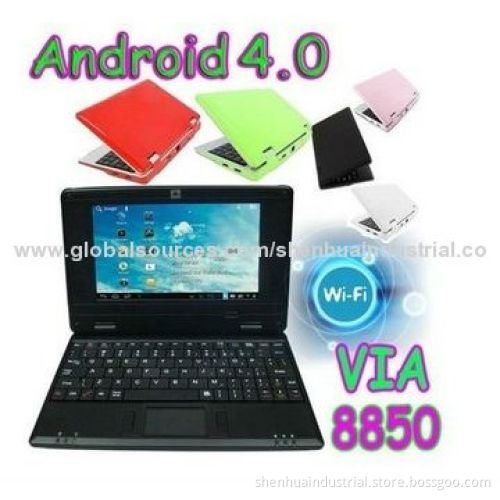 2014 hot sale 7-inch laptop computer with 512MB memory